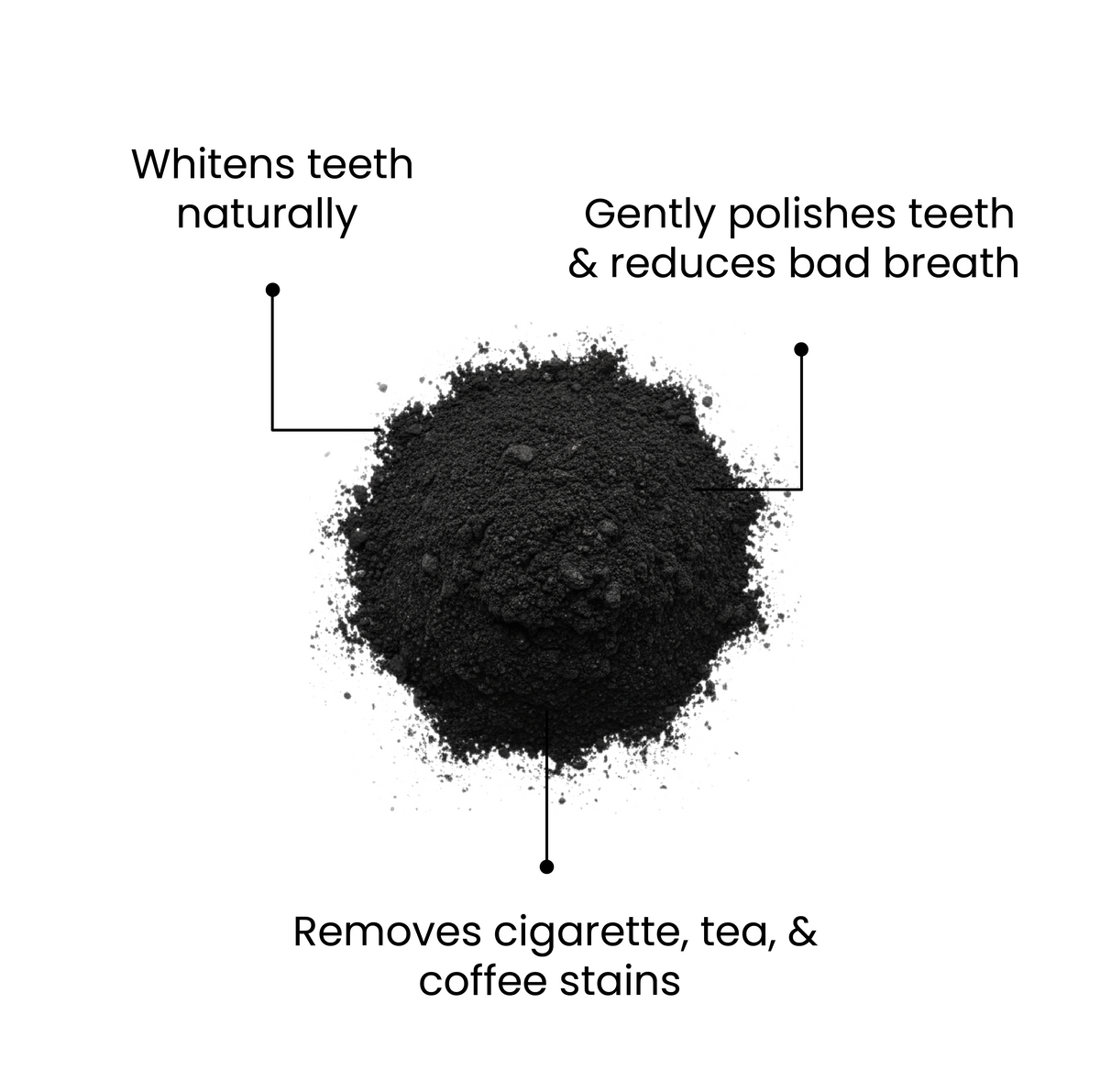 Knight Charcoal Tooth Powder