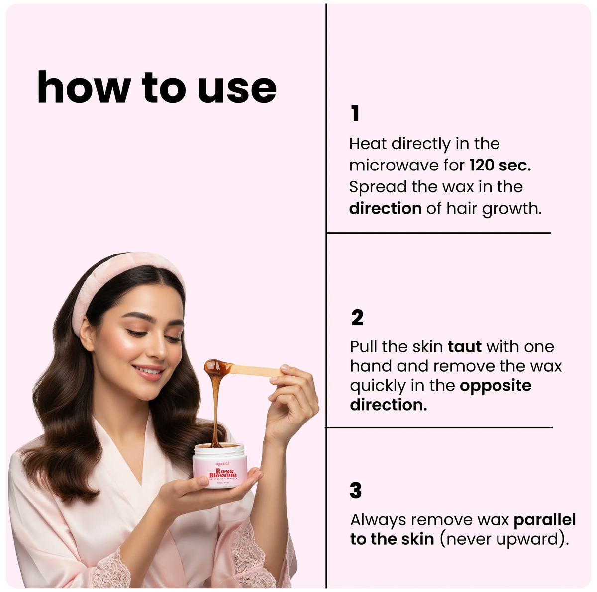 Rose Blossom Body Waxing Kit